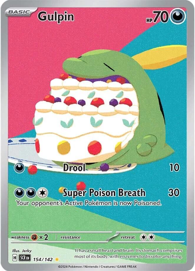Gulpin 154/142 (SV07: Stellar Crown)  - Holofoil | Good Games North