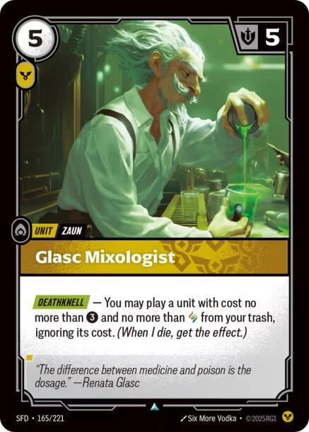 Glasc Mixologist 165/221 (Spiritforged)  - Foil | Good Games North