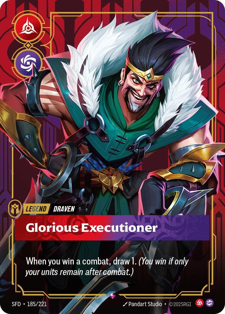 Draven - Glorious Executioner 185/221 (Spiritforged)  - Foil | Good Games North