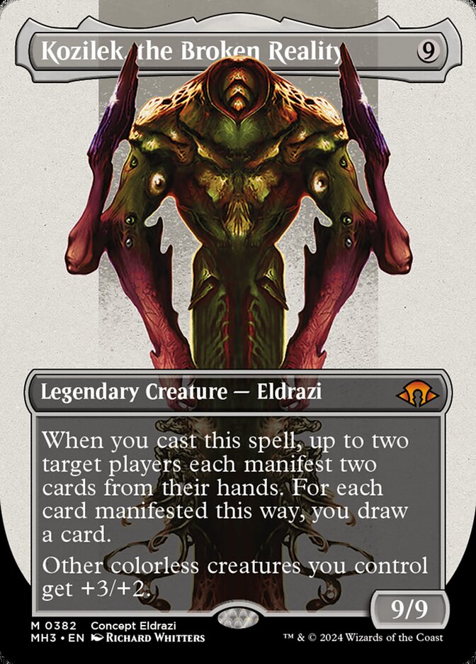 Kozilek, the Broken Reality 382/319 (Modern Horizons 3)  - Borderless Foil | Good Games North
