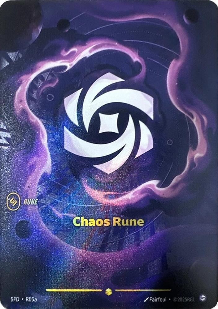 Chaos Rune Alternate Art (Spiritforged)  - Foil | Good Games North