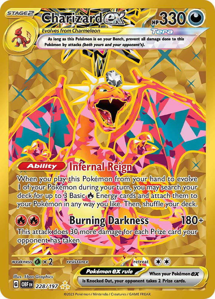 Charizard ex 228/197 (SV03: Obsidian Flames)  - Holofoil | Good Games North
