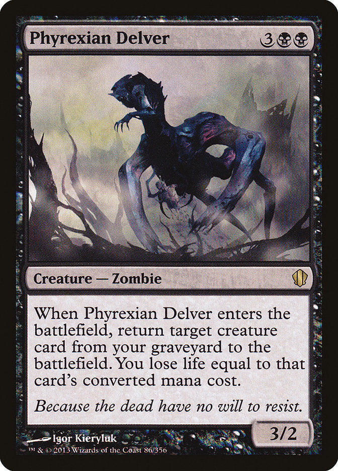 Phyrexian Delver 86/356 (Commander 2013)  | Good Games North