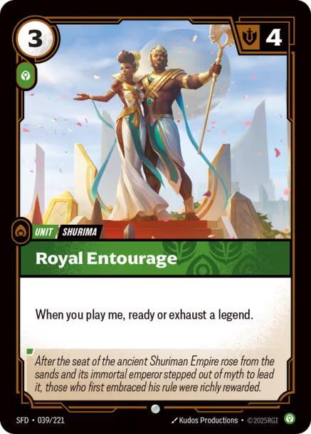 Royal Entourage (Spiritforged)  - Foil | Good Games North