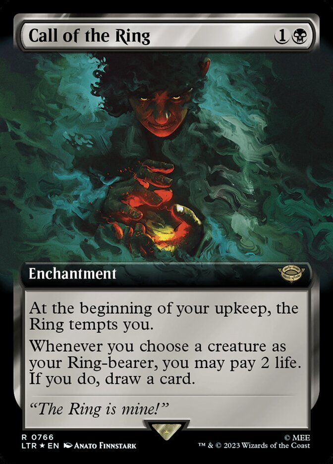 Call of the Ring 766/281 (Universes Beyond: The Lord of the Rings: Tales of Middle-earth)  - Extended Art Surge Foil | Good Games North