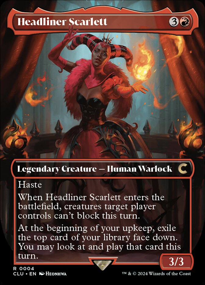 Headliner Scarlett 4/284 (Ravnica: Clue Edition)  - Borderless | Good Games North
