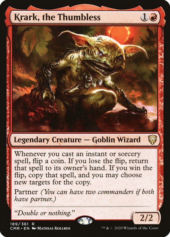 Krark, the Thumbless 189 (Commander Legends)  | Good Games North