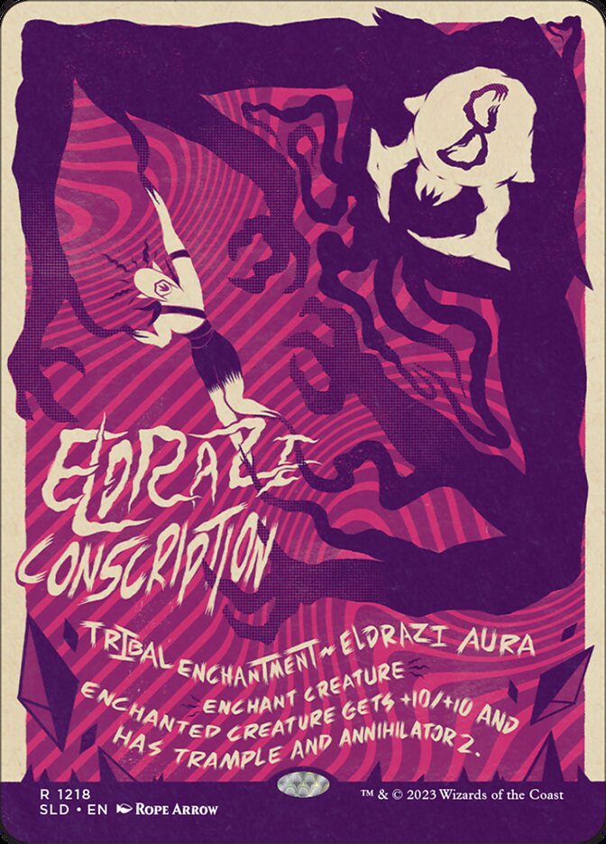 Eldrazi Conscription 1218 (Secret Lair Drop Series)  - Borderless Foil | Good Games North