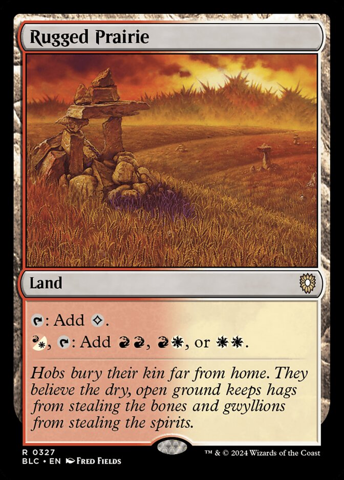 Rugged Prairie 327 (Commander: Bloomburrow)  | Good Games North