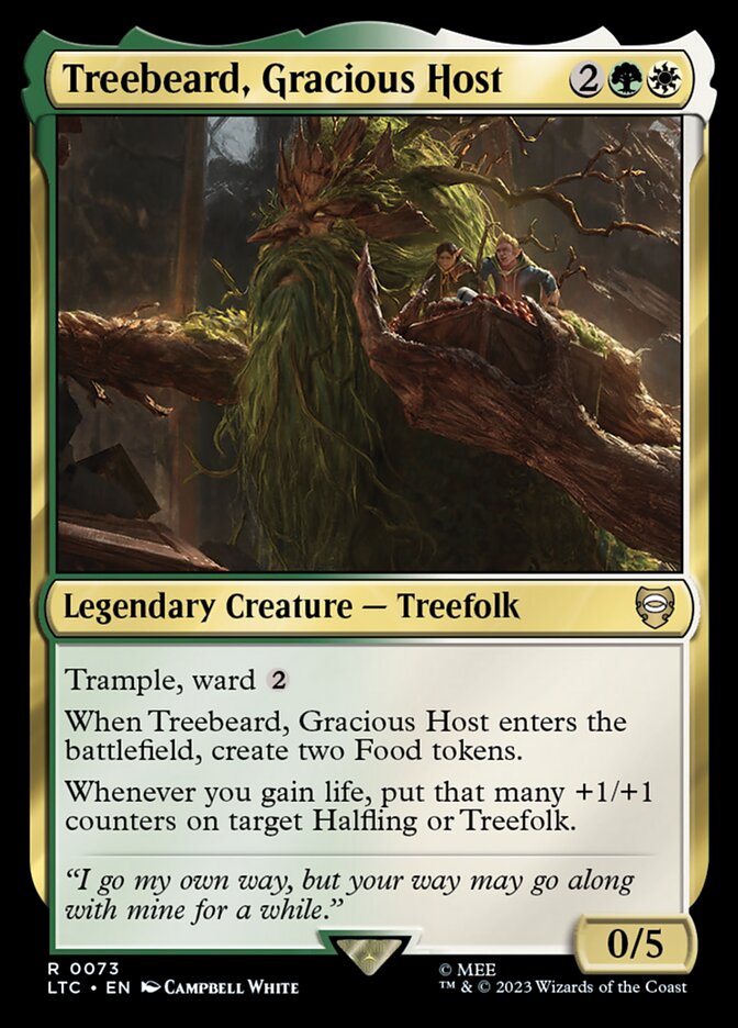 Treebeard Gracious Host 73 (Commander: The Lord of the Rings: Tales of Middle-earth)  | Good Games North