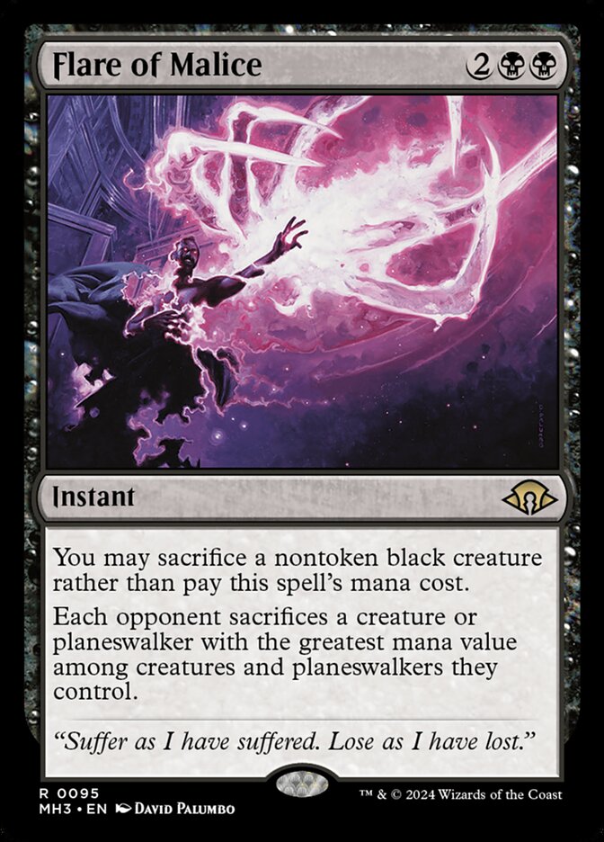 Flare of Malice 95 (Modern Horizons 3)  - Foil | Good Games North