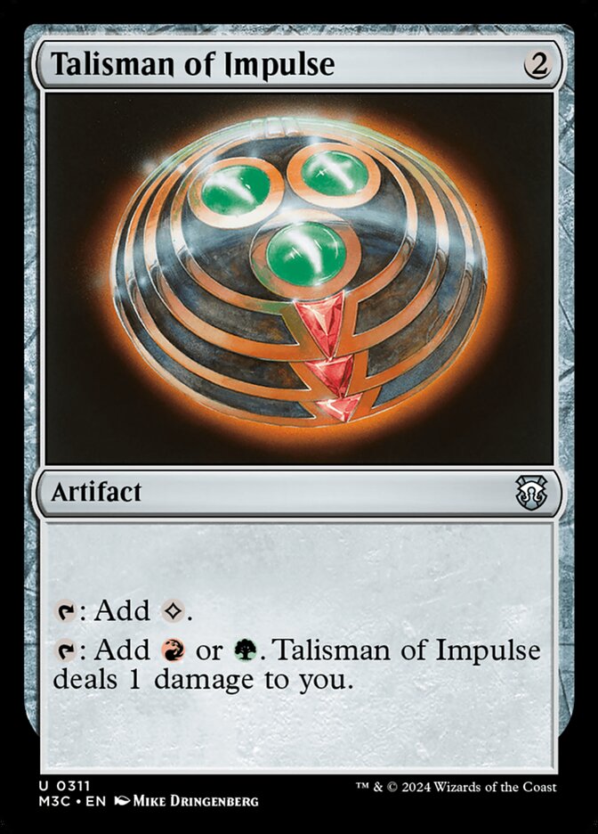 Talisman of Impulse 311 (Commander: Modern Horizons 3)  | Good Games North