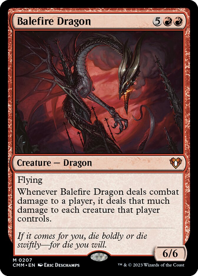 Balefire Dragon 207/451 (Commander Masters)  | Good Games North
