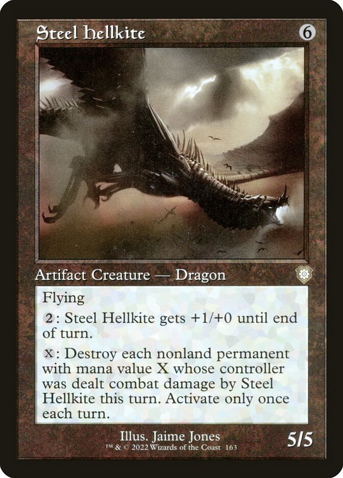 Steel Hellkite 163 (Commander: The Brothers' War)  | Good Games North
