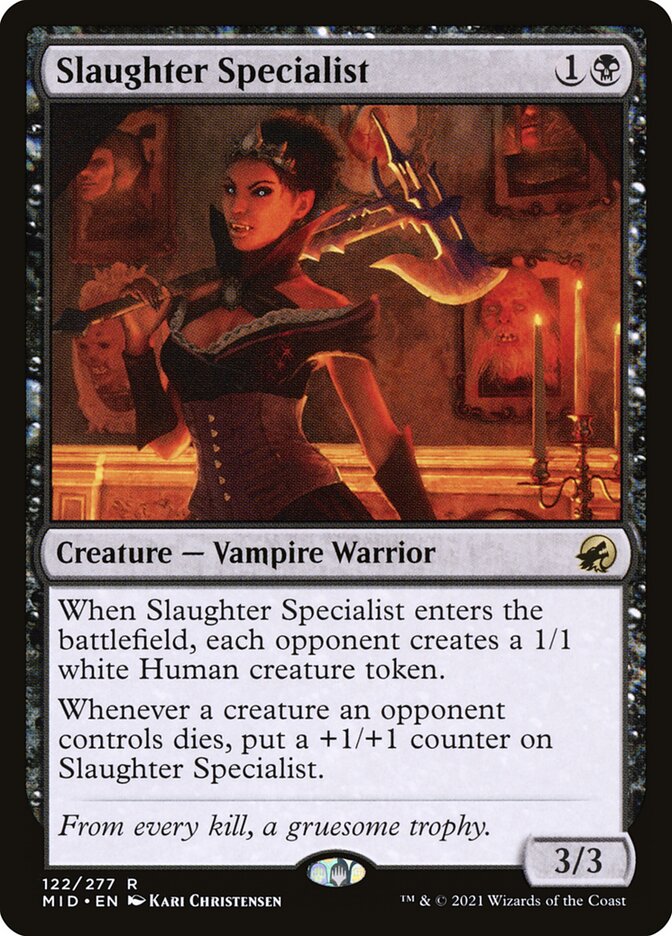 Slaughter Specialist 122/277 (Innistrad: Midnight Hunt)  - Foil | Good Games North
