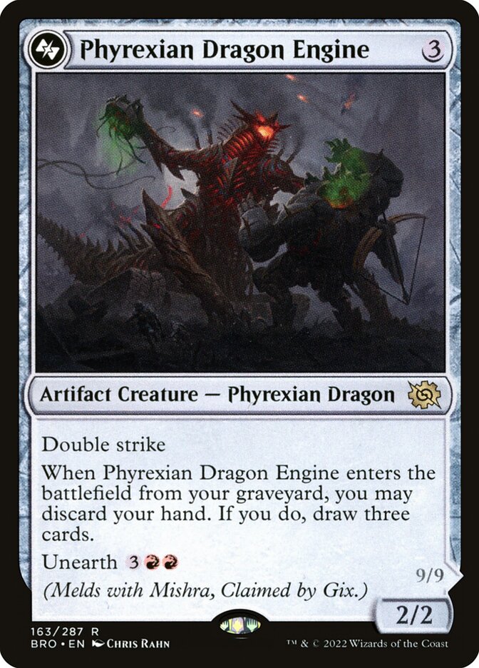 Phyrexian Dragon Engine 163 (The Brothers' War)  | Good Games North