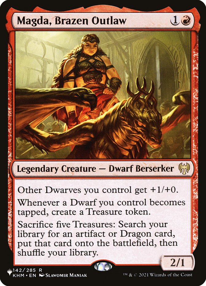 Magda Brazen Outlaw 142/285 (The List Reprints)  | Good Games North