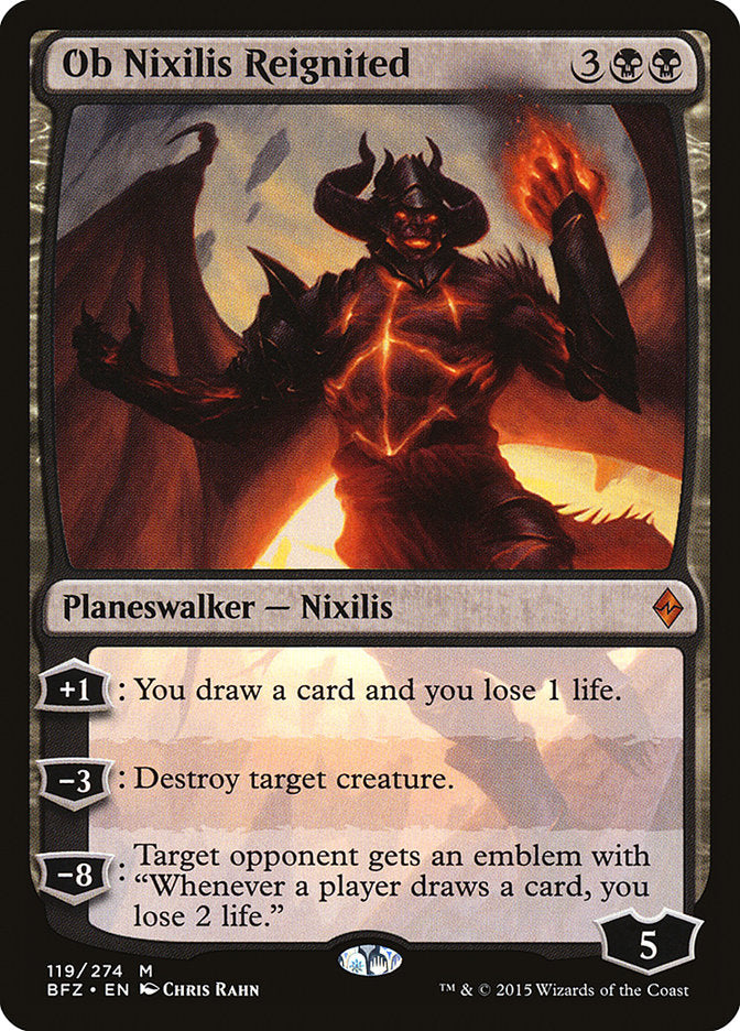 Ob Nixilis Reignited 119/274 (Battle for Zendikar)  | Good Games North