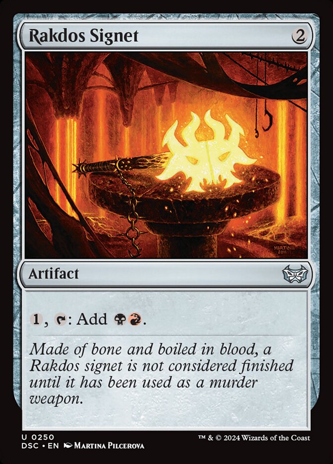 Rakdos Signet 250 (Commander: Duskmourn: House of Horror)  | Good Games North