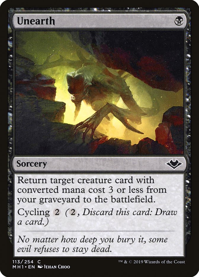 Unearth 113/254 (Modern Horizons)  | Good Games North