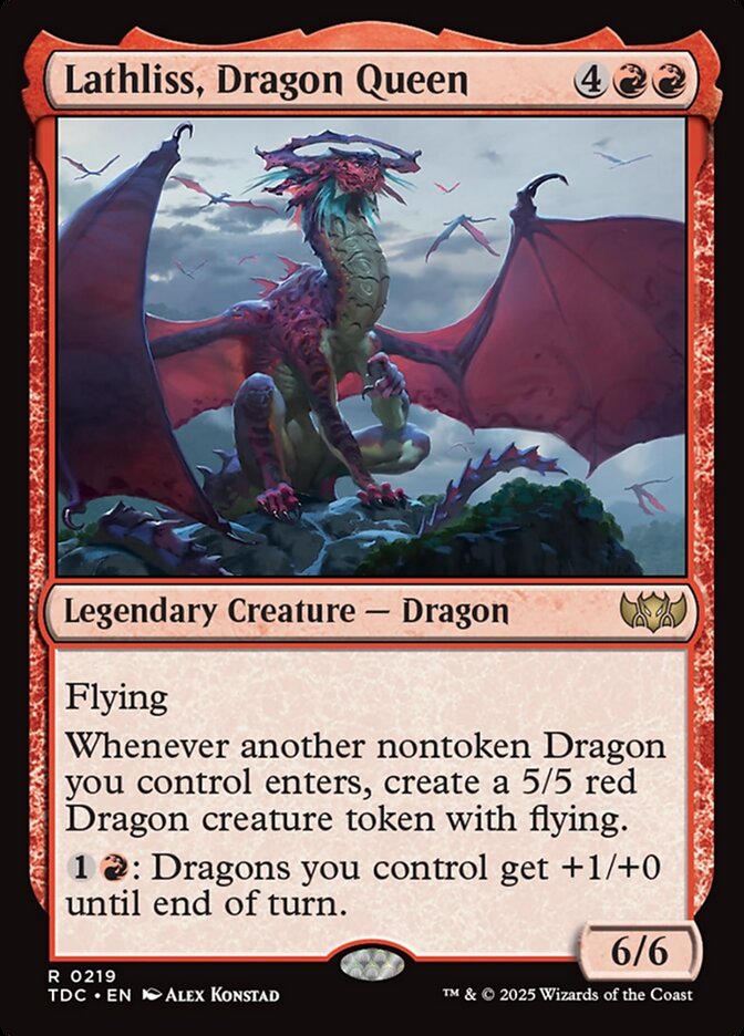 Lathliss, Dragon Queen 219 (Commander: Tarkir: Dragonstorm)  | Good Games North