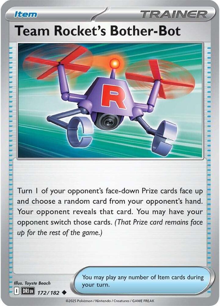 Team Rocket's Bother Bot 172/182 (SV10: Destined Rivals)  | Good Games North