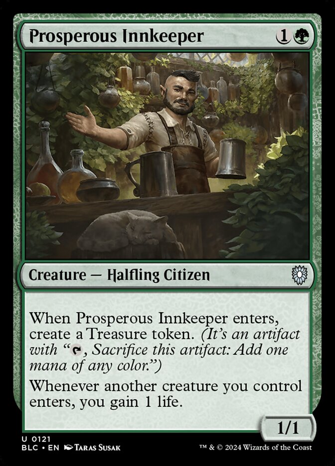 Prosperous Innkeeper 121 (Commander: Bloomburrow)  | Good Games North