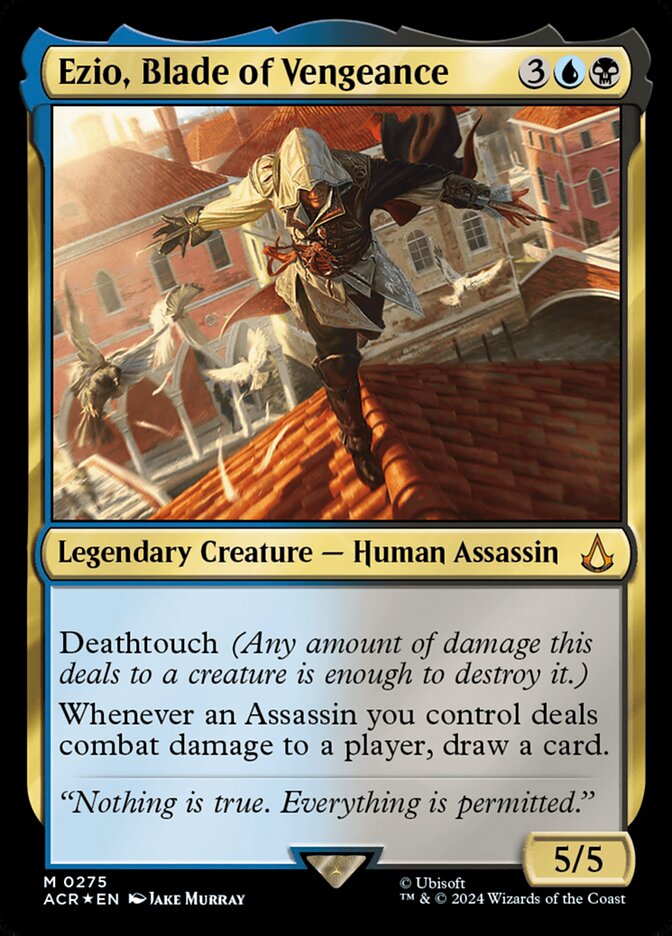 Ezio, Blade of Vengeance 275 (Universes Beyond: Assassin's Creed)  - Foil | Good Games North