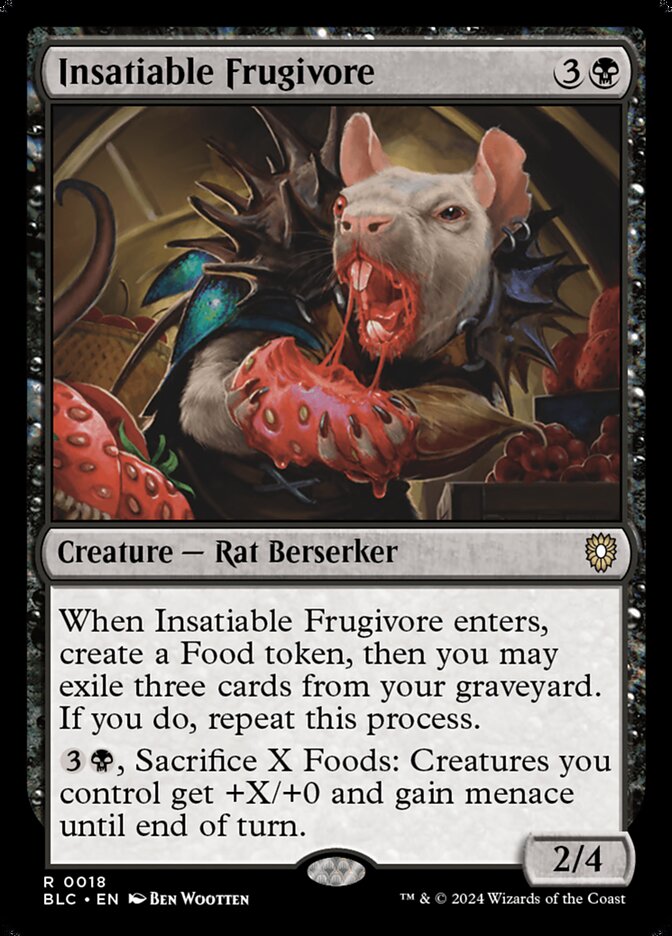 Insatiable Frugivore 18 (Commander: Bloomburrow)  | Good Games North