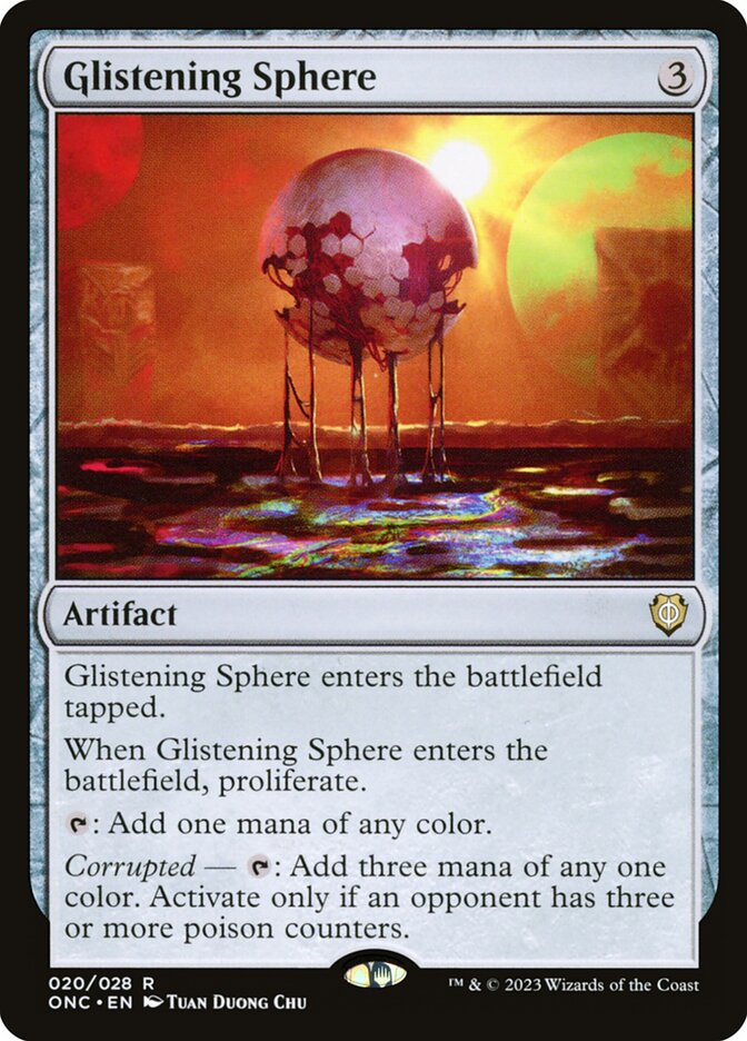 Glistening Sphere 20/28 (Commander: Phyrexia: All Will Be One)  | Good Games North