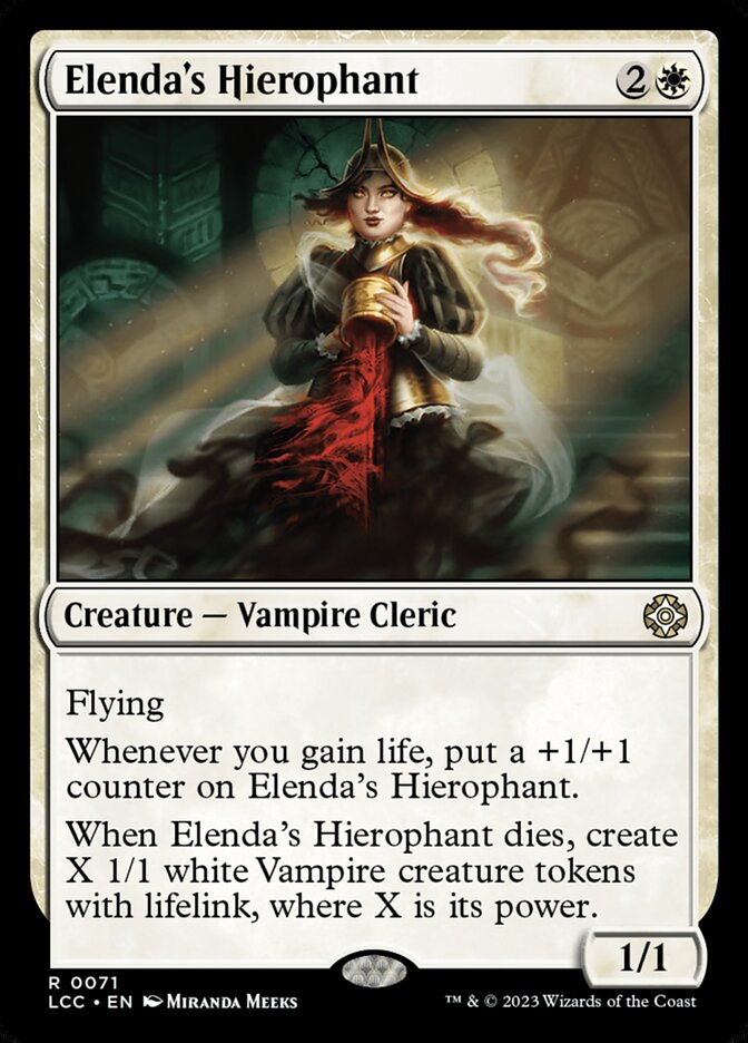 Elenda's Hierophant 71/370 (Commander: The Lost Caverns of Ixalan)  | Good Games North
