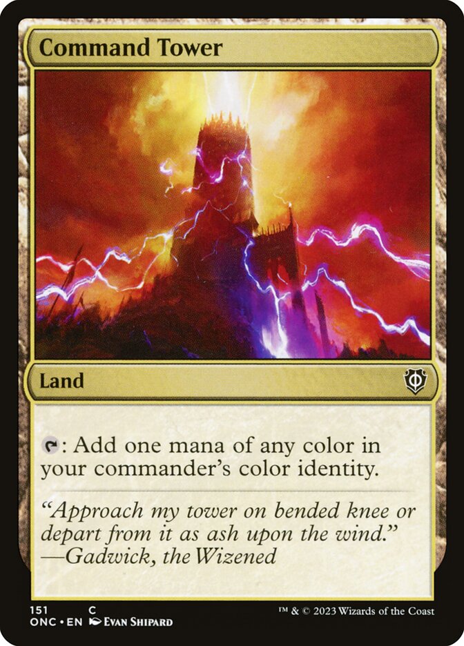 Command Tower 151/28 (Commander: Phyrexia: All Will Be One)  | Good Games North