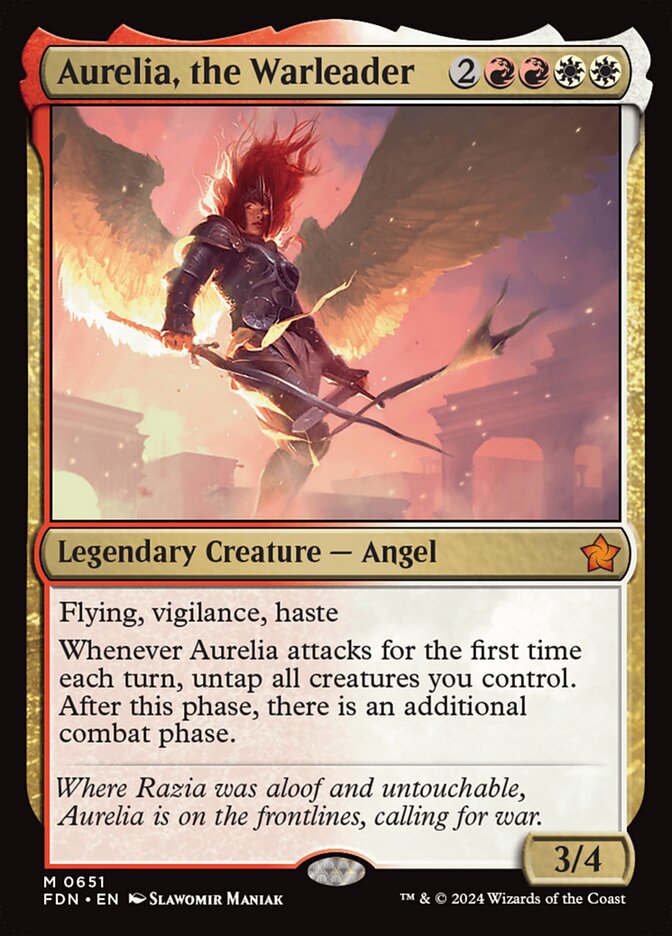 Aurelia, the Warleader 651 (Foundations)  | Good Games North