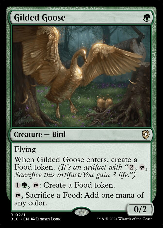 Gilded Goose 221 (Commander: Bloomburrow)  | Good Games North