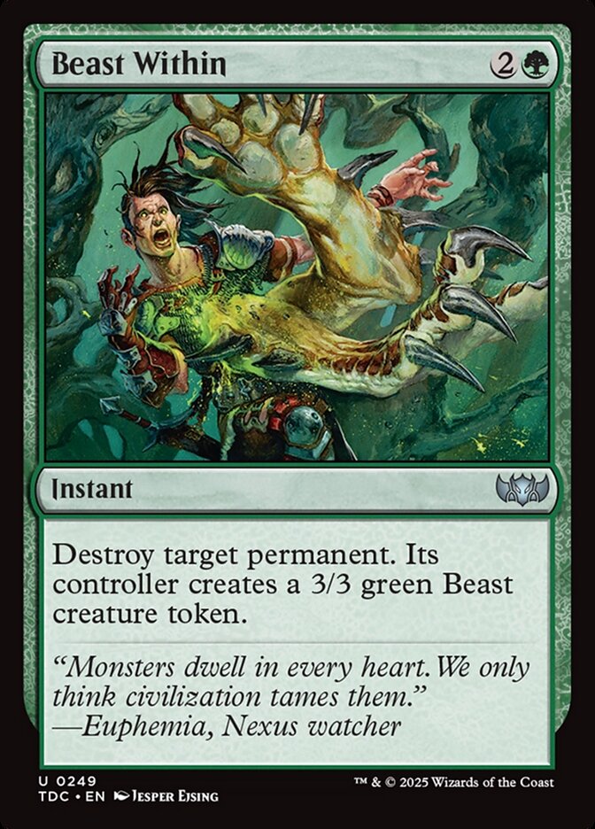 Beast Within 249 (Commander: Tarkir: Dragonstorm)  | Good Games North