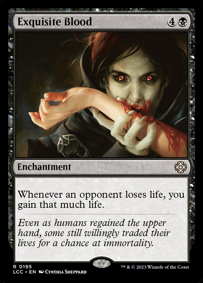 Exquisite Blood 195 (Commander: The Lost Caverns of Ixalan)  | Good Games North