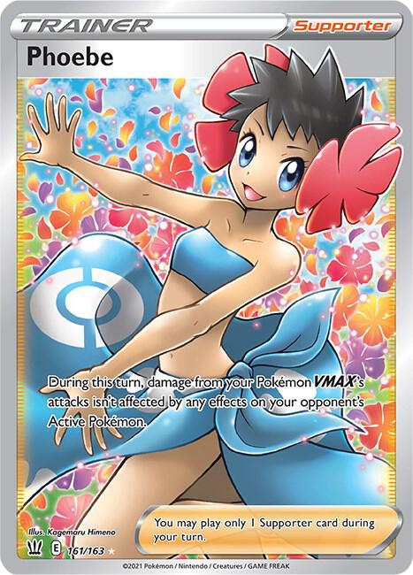 Phoebe 161/163 (SWSH05: Battle Styles)  - Holofoil | Good Games North