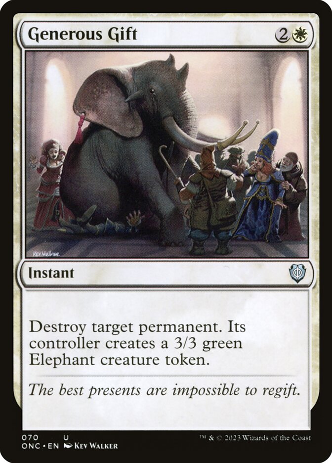 Generous Gift (Commander: Phyrexia: All Will Be One)  | Good Games North