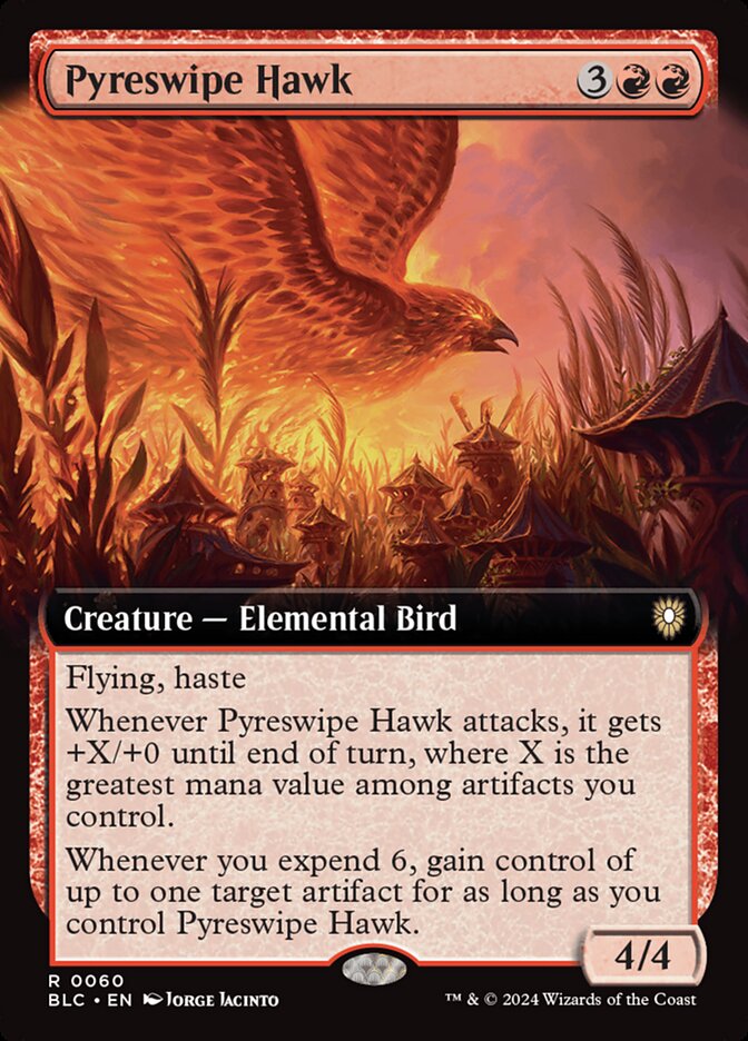 Pyreswipe Hawk 60 (Commander: Bloomburrow)  | Good Games North