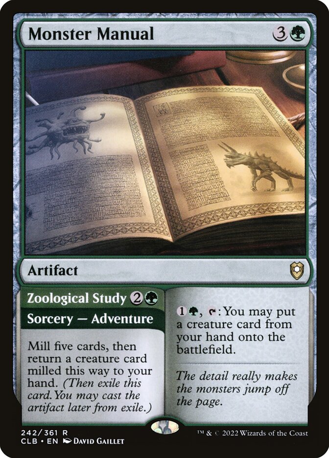 Monster Manual 242 (Commander Legends: Battle for Baldur's Gate)  | Good Games North