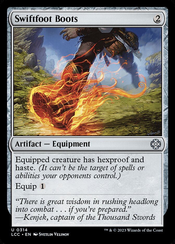 Swiftfoot Boots 314/370 (Commander: The Lost Caverns of Ixalan)  | Good Games North