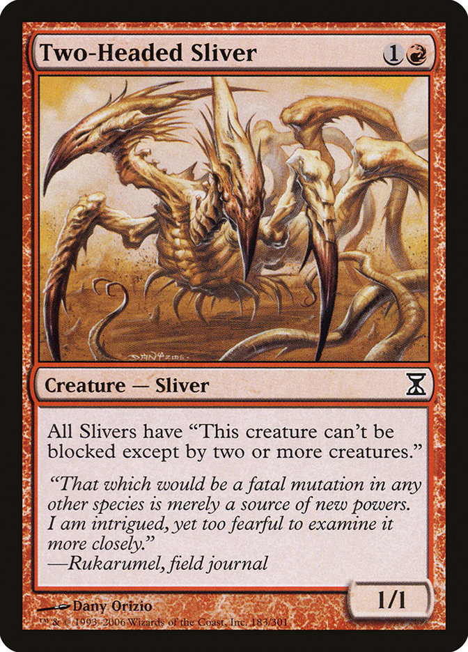 Two-Headed Sliver 183 (Time Spiral)  | Good Games North