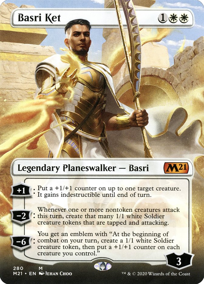 Basri Ket 280/274 (Core Set 2021)  - Borderless Foil | Good Games North