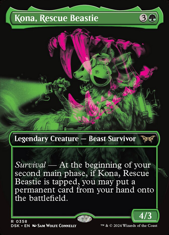 Kona, Rescue Beastie 358/286 (Duskmourn: House of Horror)  - Borderless | Good Games North