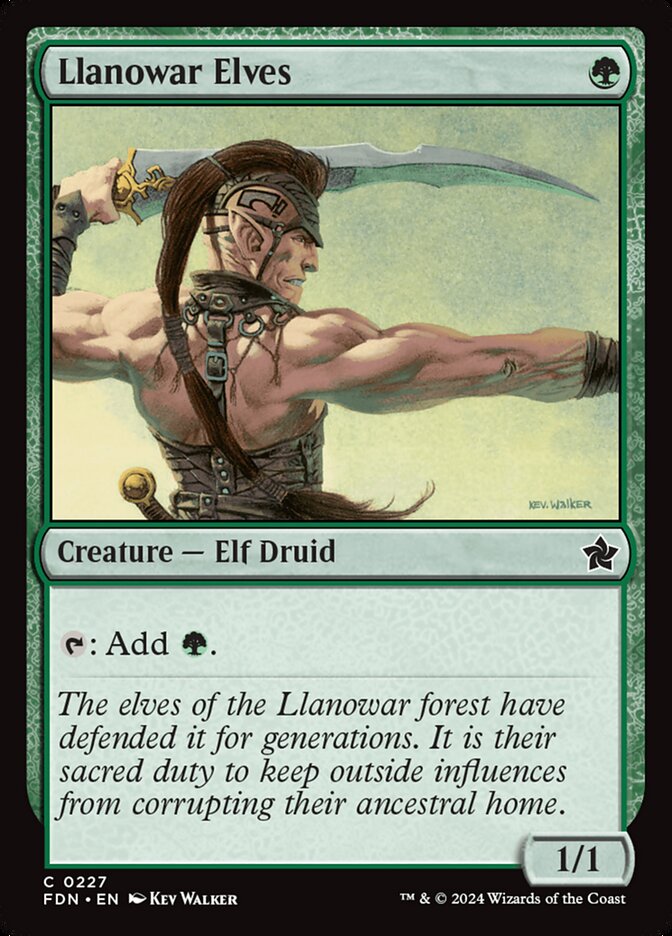 Llanowar Elves 227 (Foundations)  | Good Games North