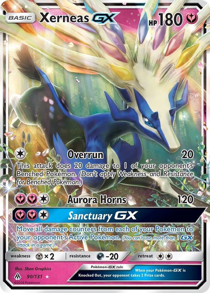 Xerneas GX 90/131 (SM - Forbidden Light)  - Holofoil | Good Games North