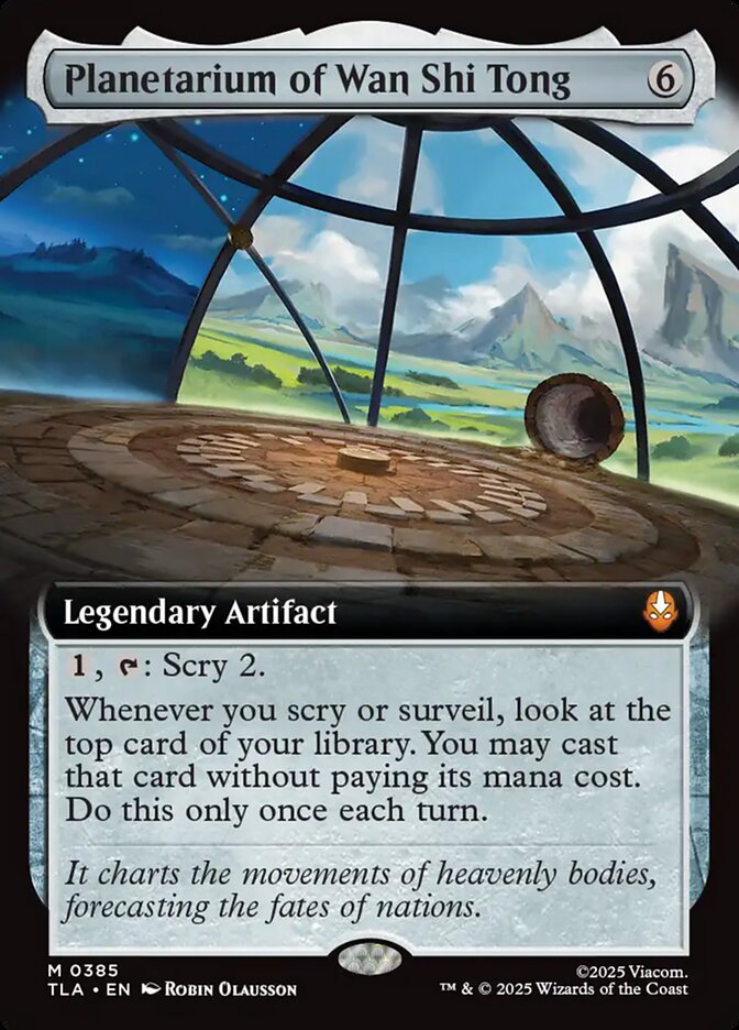 Planetarium of Wan Shi Tong  385/286 (Avatar: The Last Airbender)  - Extended Art Foil | Good Games North