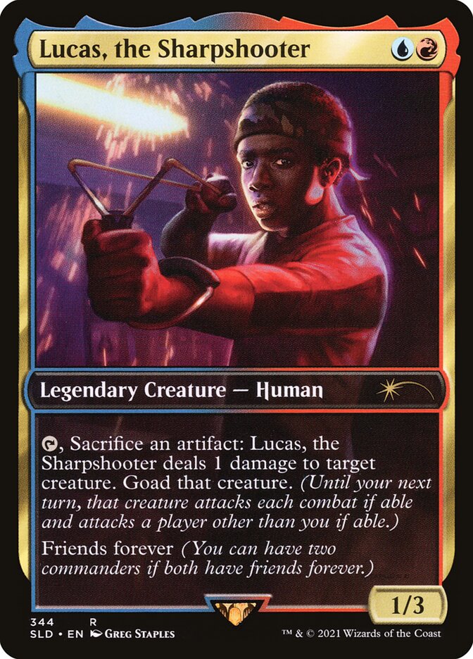 Lucas, the Sharpshooter // Bjorna, Nightfall Alchemist 344 (Secret Lair Drop Series)  - Full Art | Good Games North