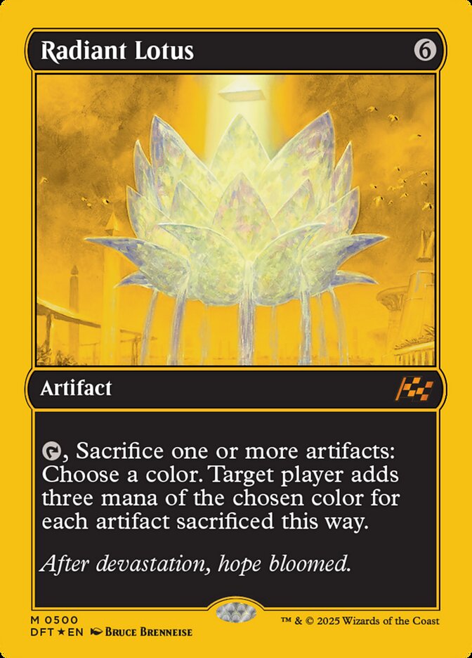 Radiant Lotus 500/291 (Aetherdrift)  - First-Place Foil | Good Games North