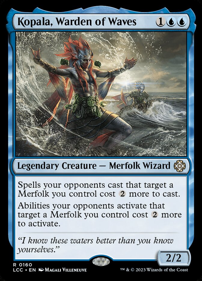 Kopala, Warden of Waves 160/370 (Commander: The Lost Caverns of Ixalan)  | Good Games North